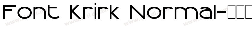 Font Krirk Normal字体转换